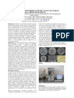 Análisis Del Proceso de Fermentación Del Agave para La Obtención de Mezcal