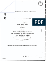 Operational Planning of The Normandy Campaign