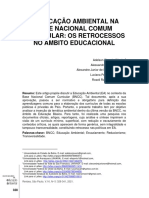 A Educação Ambiental Na BNCC - Os Retrocessos No Ambito Educacional