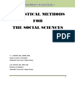 Statistical Methods For The Social Sciences Academia