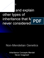 Non-Mendelian Genetics