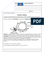 De Reny - Avaliação de Ciências II Unidade 29-08-2022