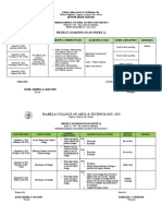 UCSP Weekly Learning Plan