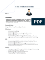 Freshers Resume