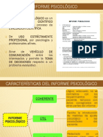 Estructura Del Informe Psicologico