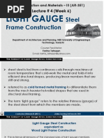 4.light Gauge Steel Construction