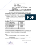 Subsanar Inadmisibilidad Ejecucion de Acta de Conciliacion