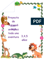 Proyecto Animales 3,4,5 Años 2022