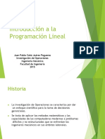 Introducción A La Programación Lineal.