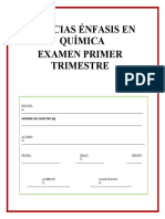 Ciencias Énfasis en Química 3° 1T