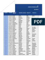 Resultados de Examen de Aptitudes