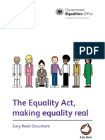 Equality Act 2010 Easy-Read