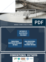 Methods of Wastewater Treatment