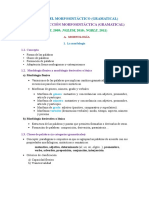 2.3. Nivel Morfosintáctico, (Morfología), 3.3. Corrección Morfosintáctica, (Morfología)