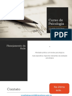 Curso de Psicologia: Avaliação Psicológica: Técnicas Psicométricas