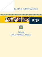 Orientaciones para El Trabajo Pedagogico