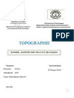 Rapport de TP de Topographie