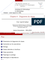 Chapitre 4 - Diagramme de Classes