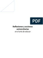 Reflexiones y Acciones Universitarias en El Arte de Educar