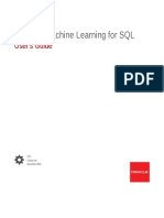 Oracle Machine Learning SQL Users Guide