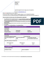 Leeds Beckett CAS Request Form