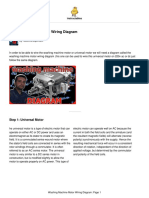 Washing Machine Motor Wiring Diagram