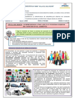 Título de Sesión: Comprendemos Cómo Afectan Nuestros Hábitos de Consumo en El Ambiente