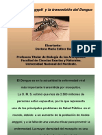 El Aedes Aegypti y La Transmision Del Dengue