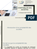 Séance 1 - Comptabilité Des Sociétés EL MOUSSALI 2021-2022 - Généralités