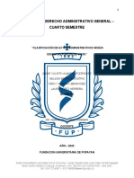 Clasificacion de Los Actos Administrativos