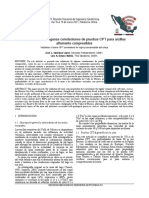 Validacion de Algunas Correlaciones Entre Datos de Pruebas de Cono Electrico CPT y Propiedades de Arcillas Blandas Del Valle de Mexico