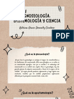 Gnoseología, Epistemología y ciencia-ORGANIZADOR VISUAL