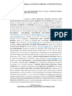 Amparo Constitucional Contra Tribunal Superior Civil