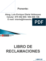 Libro Reclamaciones Salud