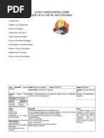 Planificaciones Diarias de Lengua Española de Primero