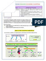 Resolvemos Situaciones Empleando Ecuaciones Cuadráticas