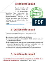 Gestión de La Calidad