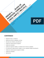 Unidad III Análisis de Regresión, Correlación Lineal ESTADISTICA 2