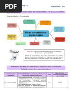 Plano de Estudos - Linguagens - 1º Ano EM