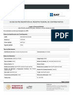 Acuse Preinscripcion RFC - Osvaldo Bartolo Felix