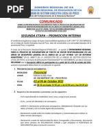 Convocatoria Promocion Interna