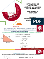 Geometria Razones Trigonometricas Angulos Notables Sexto Grado 02 Al 04 de Noviembre