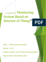 Patient Monitoring System Based On Internet of Things