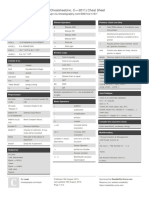 Leupi - C Cheatsheet Inc C 2011