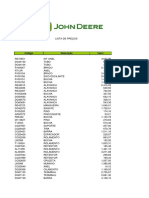 Lista John Deere