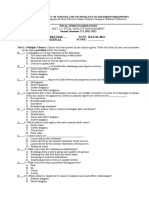 TQM Final Examination Test Questionnaires