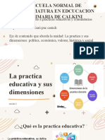 La Practica Educativa y Sus Dimenciones.