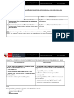 Cronograma y Requisitos Pec 2023