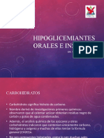 HIPOGLICEMIANTES ORALES E INSULINA - Liviano