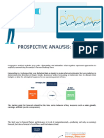 Prospective Analysis - Forecasting